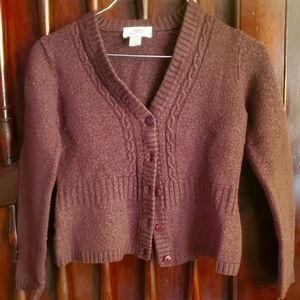 Loft button up sweater